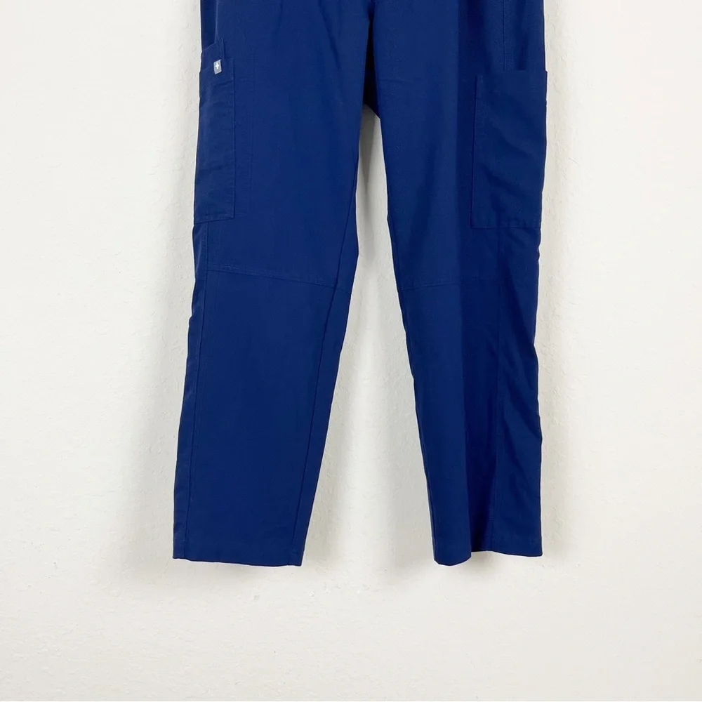 Figs Axim Blue Cargo Scrub Pants Size Large S